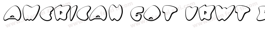 American Got URWT Bol Regular字体转换